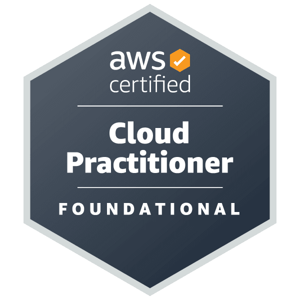 Badge AWS Certified Cloud Practitioner